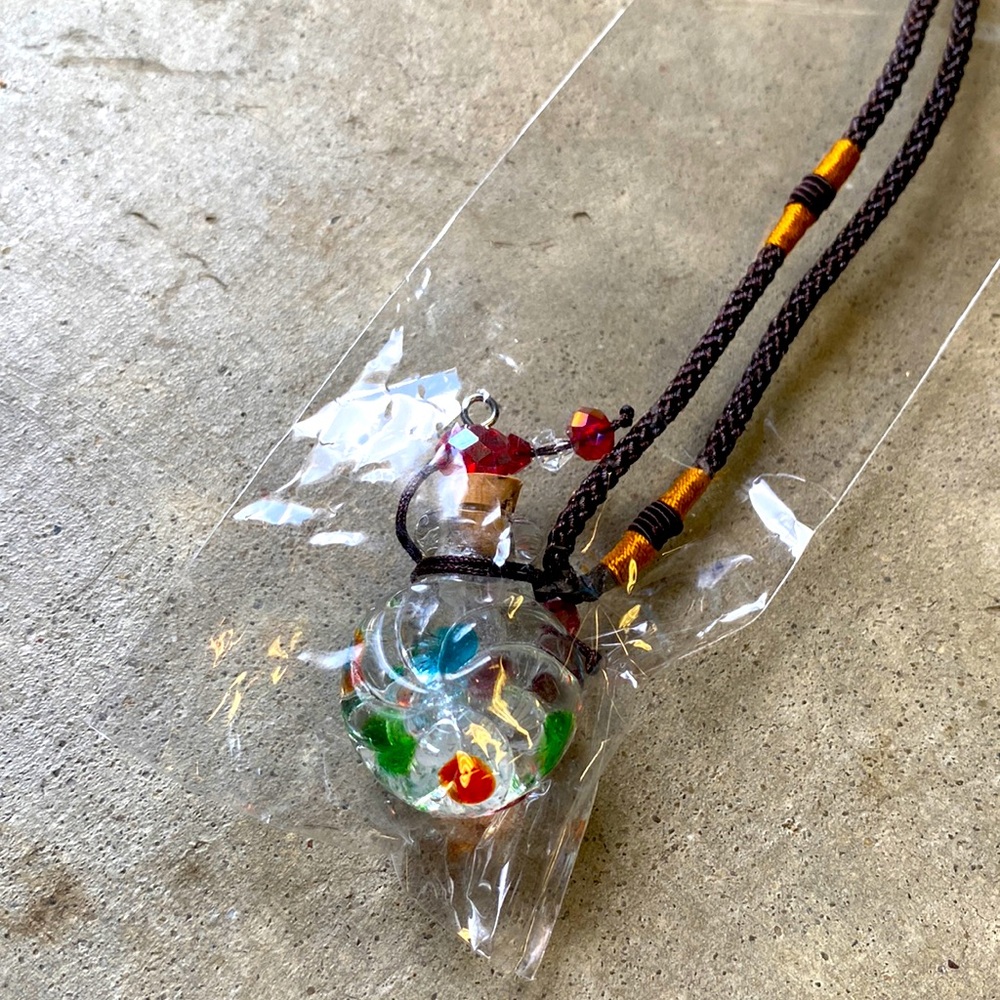 Bottle Necklace Vial